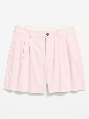 Old Navy Light Pink High-Waisted OGC Chino Shorts -- 4-inch inseam